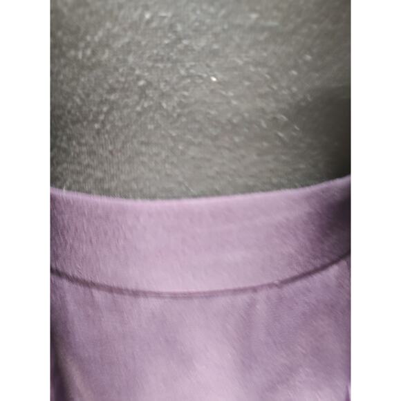 Adolfo Studio Woman Purple Suit Size 8 Jacket Pencil Skirt Lined Slits Back Zip - Picture 5 of 11